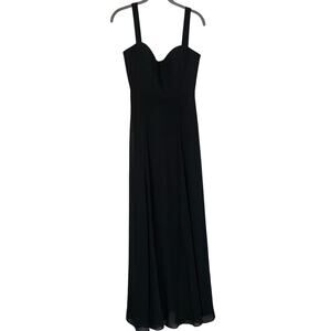 Jenny Yoo Collection formal black sleeveless dress size 2